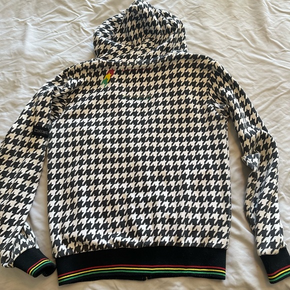RARE No Doubt Houndstooth Concert Hoodie-XS - Picture 10 of 13
